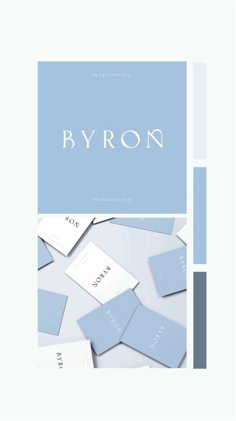 Logo design and branding for Byron 💙👉 | Blue logo design, Green ...