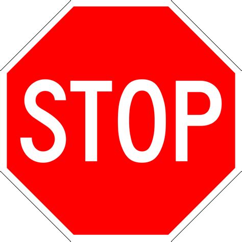 Señal de Tráfico Stop PNG transparente - StickPNG