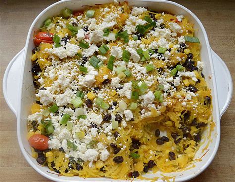 Mexican Spaghetti Squash Casserole — Unwritten Recipes | Spaghetti squash casserole, Spaghetti ...