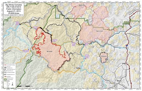 Josephine County Oregon Fire Map