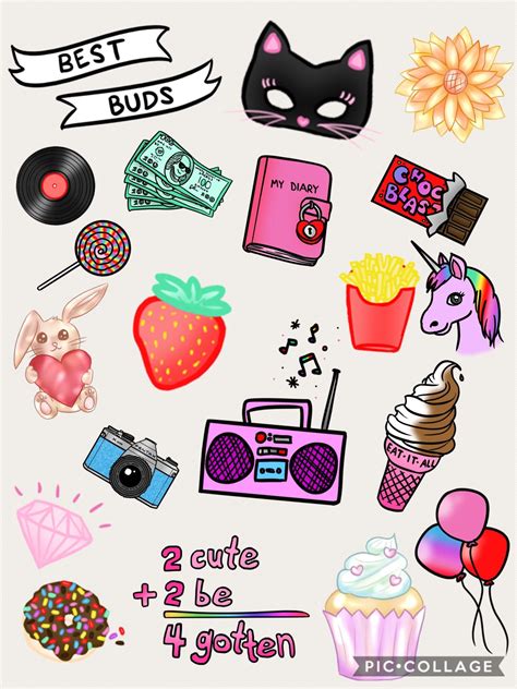 Collage by stickers in Pic Collage | WALLPAPERS | Pinterest | Collage ...