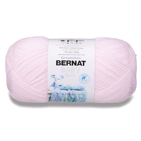 Bernat Baby Sport 3 DK Acrylic Yarn, Baby Pink 10.5oz/300g, 1077 Yards – Walmart Inventory ...