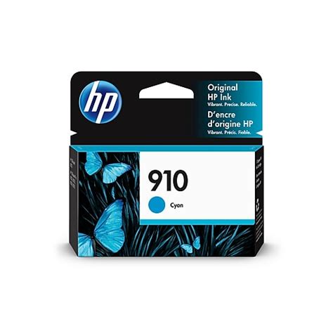 HP 910 Cyan Standard Yield Ink Cartridge (3YL58AN#140) | Staples