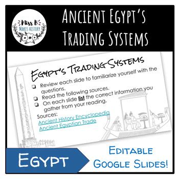 Ancient Egypt’s Trading Systems by Miss B Makes History | TpT