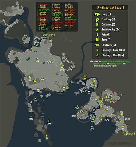 Guide for Tomb Raider - Story Walkthrough - Maps