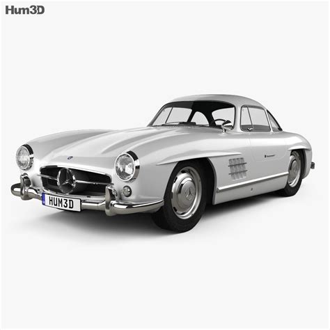 Mercedes-Benz 300 SL Gullwing 1954 3D model - Download 1950-1959 on ...