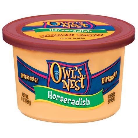 Owl's Nest Horseradish Cheese Spread, 10 Oz. - Walmart.com - Walmart.com