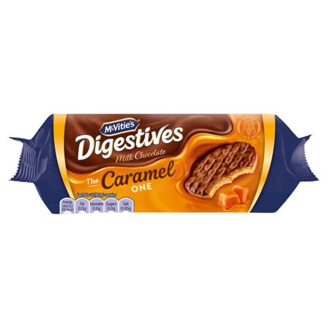 McVitie's Milk Chocolate & Caramel Digestives Biscuits 250g - Co-op