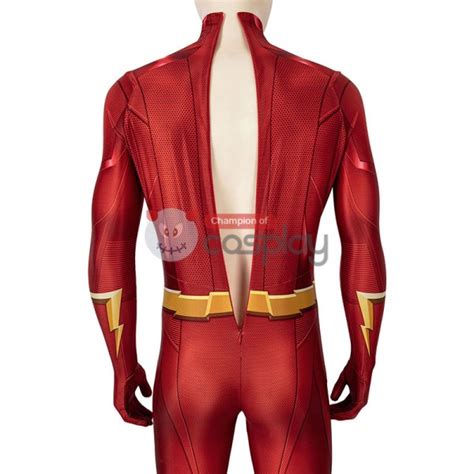 Barry Allen Red Bodysuit Halloween Cosplay Costume - Champion Cosplay