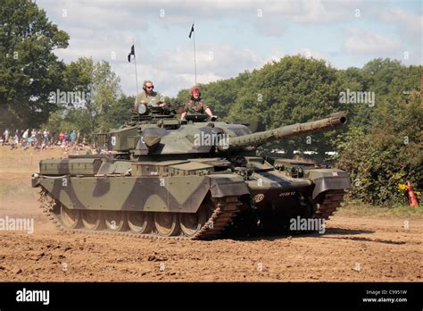 A British Chieftain tank on display at the 2011 War & Peace Show at Hop Farm, Paddock Wood, Kent ...