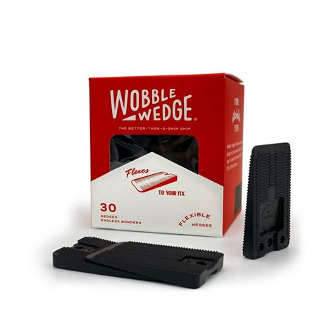 Wobble Wedges Flexible Plastic Furniture Leveling Shims (30 Pack) - Walmart.com - Walmart.com