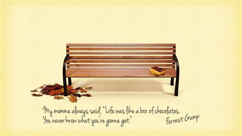 Download Forrest Gump Wooden Bench Wallpaper | Wallpapers.com