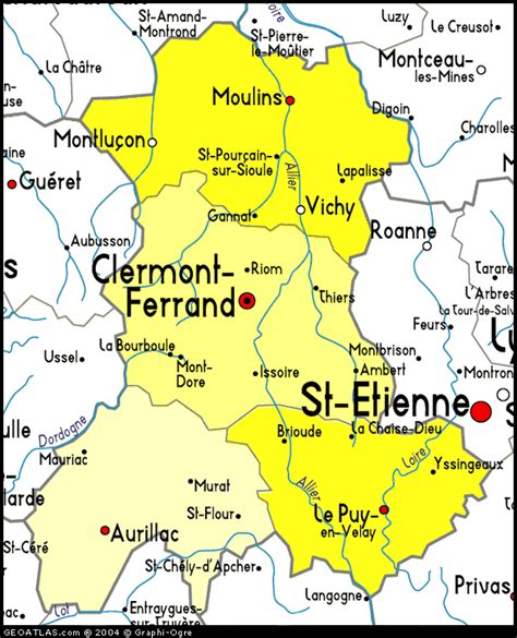 Clermont Ferrand Map