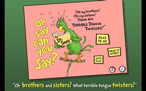 Oh Say Can You Say? - Dr. Seuss:Amazon.fr:Appstore for Android