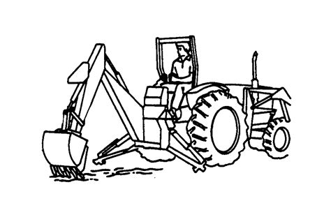 black and white backhoe clipart 20 free Cliparts | Download images on ...