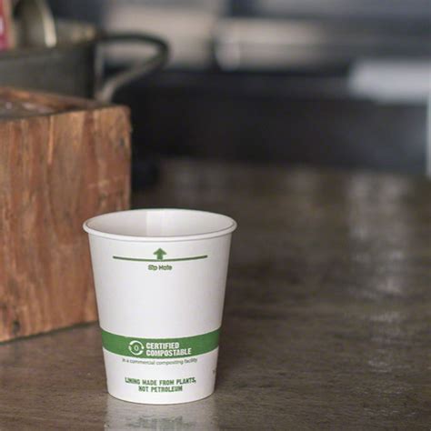 Biodegradable Disposable Coffee Cups | Compostable White Paper Hot Cups | Good Start Packaging