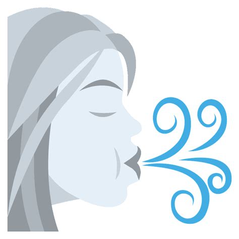 Wind face emoji clipart. Free download transparent .PNG | Creazilla