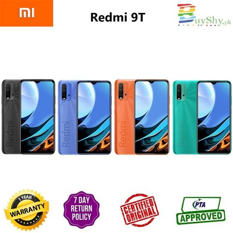 Xiaomi Redmi 9T 6GB 128GB price in Pakistan | Buy online in Pakistan