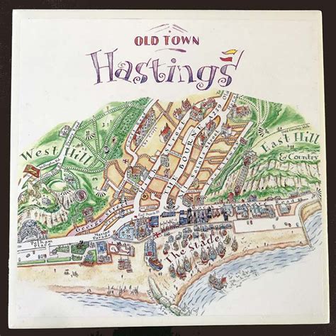 Large Map tile – Hastings Old Town – Community Plus