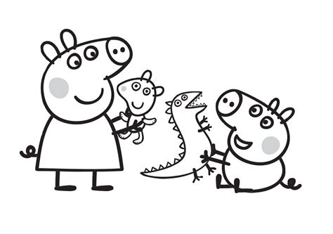 printable coloring pages george pig peppa pig ready for download