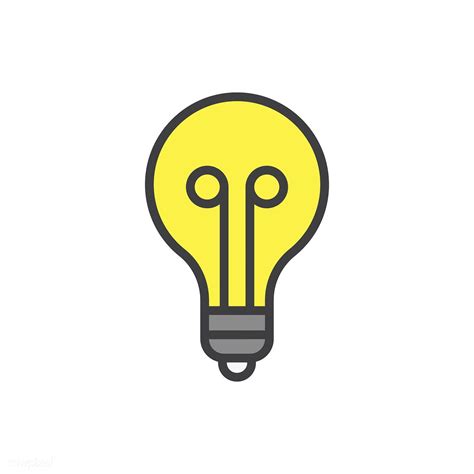 Light bulb vector | free image by rawpixel.com | Light bulb vector, Beautiful dog names, Vector free