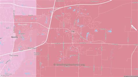 Troy, IL Political Map – Democrat & Republican Areas in Troy | BestNeighborhood.org