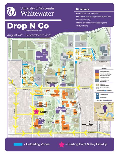 Uw Whitewater Campus Map - Almire Marcelia