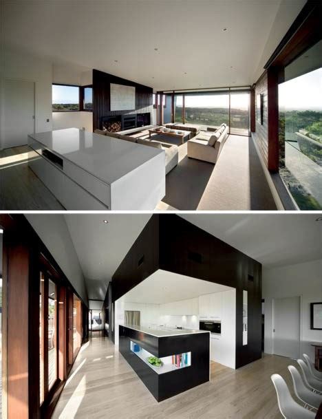 cantilever house interior | Dornob