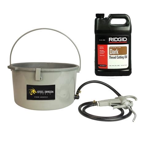 Steel Dragon Tools® 418 Oiler Oil Bucket & 1 Gallon RIDGID® Dark Threading Oil - Walmart.com