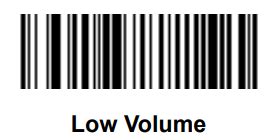 Lowering or Increasing Scanner Decode Beep Volume