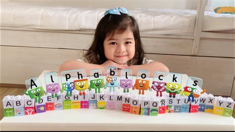 DIY Alphablocks Toys: Make Alphablocks with Gabby | Baby Playful #abcphonics #learnabc - YouTube