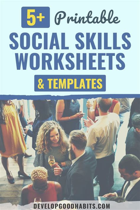 9 Printable Social Skills Worksheets & Templates - Freejoint
