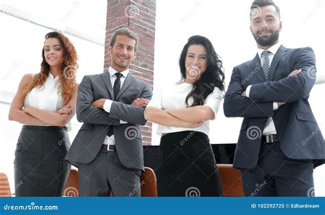 Happy Smiling Business Team in Office Stock Image - Image of colleague, expertise: 102292725