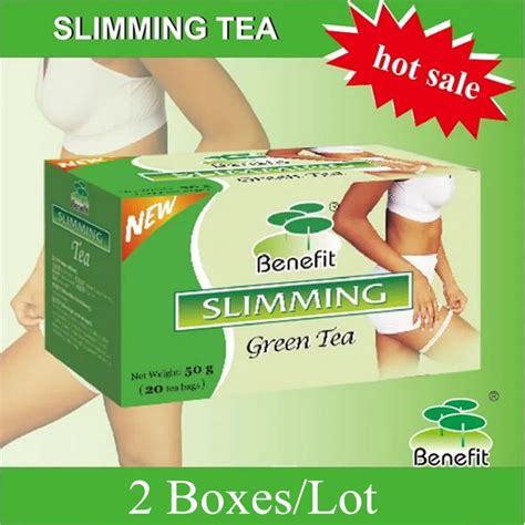 2 Boxes Benefit Slimming Tea For Weight Loss Fat Burning Herbal Remedy Natural Green Tea ...