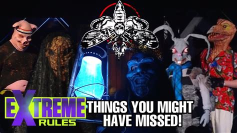 THINGS YOU MIGHT HAVE MISSED! EXTREME RULES! BRAY WYATT RETURNS! FUNHOUSE PUPPETS! WHITE RABBIT ...