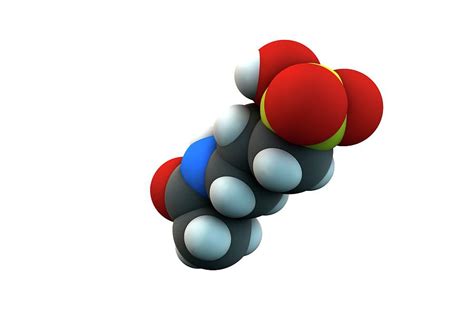 Acamprosate Alcoholism Treatment Drug Molecule Photograph by Ella Maru Studio / Science Photo ...