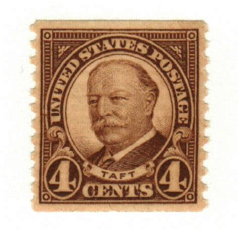 687 - 1930 4c Taft, brown, coil - Mystic Stamp Company