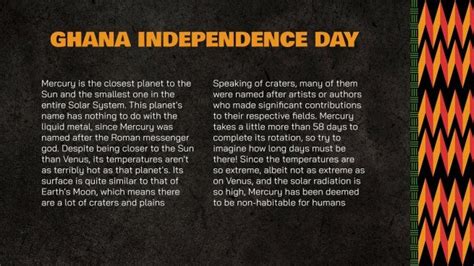 Ghana Independence Day | Google Slides & PowerPoint