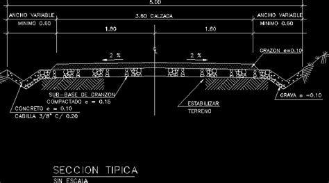 Road Pavement Design Cad File Cadbull