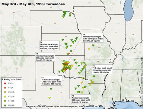 May 3-4, 1999 tornado outbreak and the Bridge Creek-Moore F5 ...