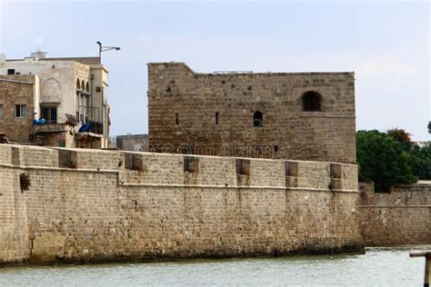 Fortress Wall Ruins of an Ancient Fortress in Northern Israel Stock ...