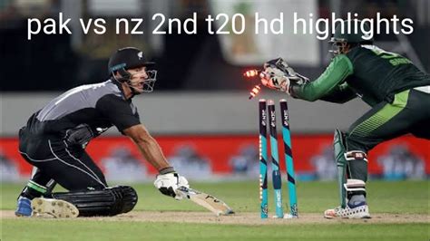 Pak V NZ 1st t20 HD highlights, part 1 - YouTube