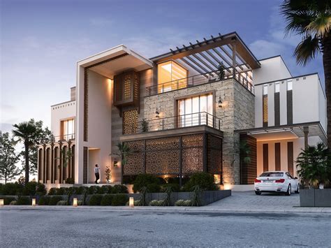 modern-islamic-villa-home-exterior | Interior Design Ideas