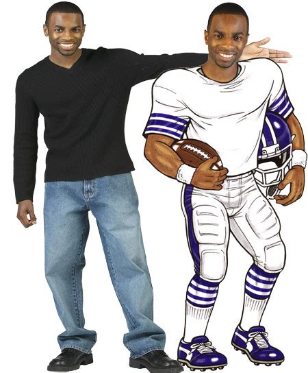 Football Player Cutout