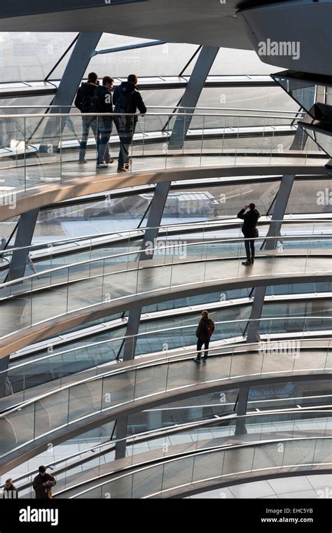 inside glass dome of bundestag, reichstag in Berlin Stock Photo - Alamy