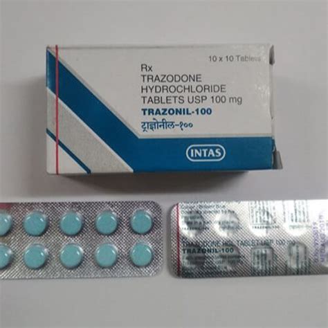 TRAZODONE 100 MG - Buy Medicine Online | World Pharma Meds