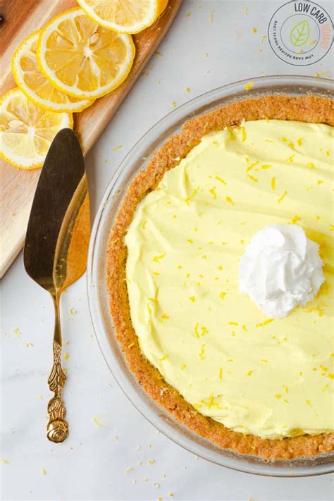 Keto Lemon Pie • Low Carb Nomad