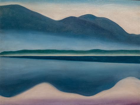 Georgia O'Keeffe, Lake George, 1922, Oil on canvas, 4/30/2… | Flickr