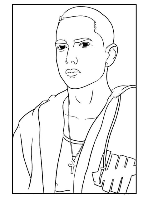 Eminem coloring pages