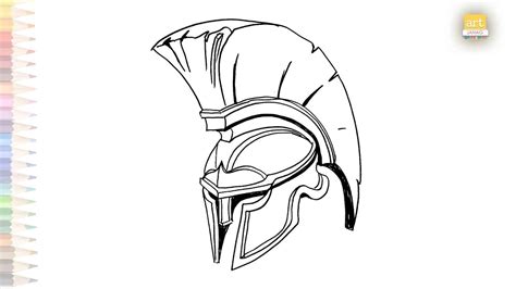 Gladiator Movie Helmet Drawing